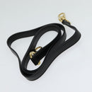 Salvatore Ferragamo Hand Bag Leather 2way Black Gold Auth 119032-21