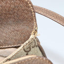 GUCCI GG Supreme Web Sherry Line Bag PVC Beige Gold 10 02 037 Auth 119034-10