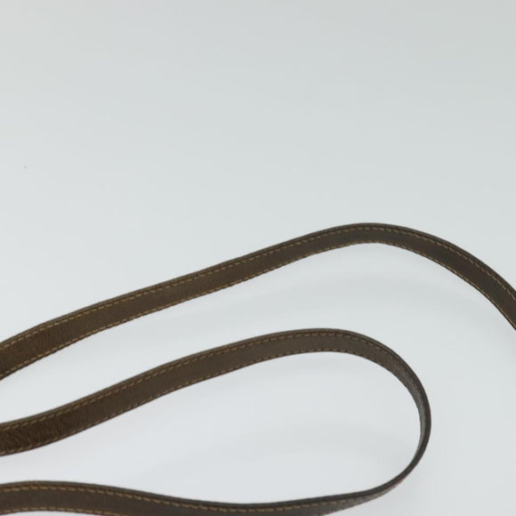 GUCCI GG Supreme Web Sherry Line Bag PVC Beige Gold 10 02 037 Auth 119034