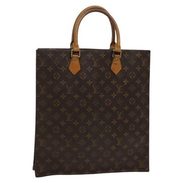 LOUIS VUITTON Monogram Sac Plat Hand Bag M51140 LV Auth 119040