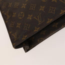 LOUIS VUITTON Monogram Sac Plat Hand Bag M51140 LV Auth 119040-16