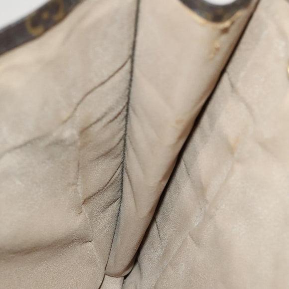 LOUIS VUITTON Monogram Sac Plat Hand Bag M51140 LV Auth 119040