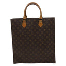 LOUIS VUITTON Monogram Sac Plat Hand Bag M51140 LV Auth 119040-13