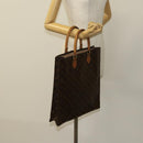 LOUIS VUITTON Monogram Sac Plat Hand Bag M51140 LV Auth 119040-20