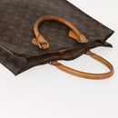 LOUIS VUITTON Monogram Sac Plat Hand Bag M51140 LV Auth 119041-6