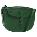 LOUIS VUITTON Epi Jeune Fille MM Shoulder Bag Green M52154 LV Auth 119058-1