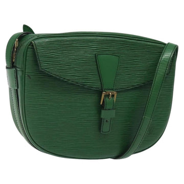 LOUIS VUITTON Epi Jeune Fille MM Shoulder Bag Green M52154 LV Auth 119058