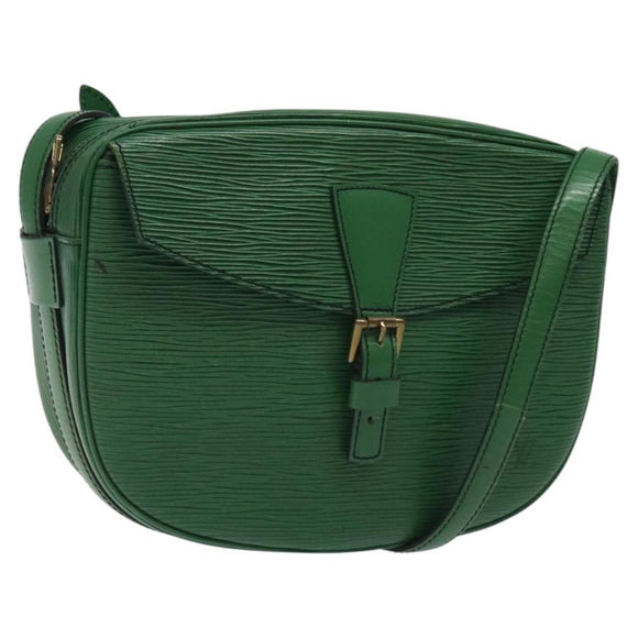 LOUIS VUITTON Epi Jeune Fille MM Shoulder Bag Green M52154 LV Auth 119058