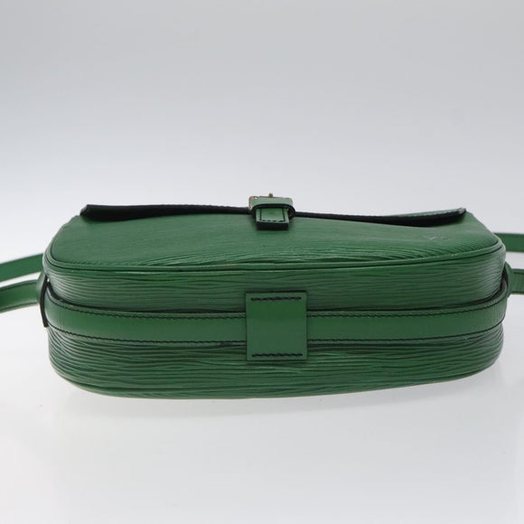 LOUIS VUITTON Epi Jeune Fille MM Shoulder Bag Green M52154 LV Auth 119058
