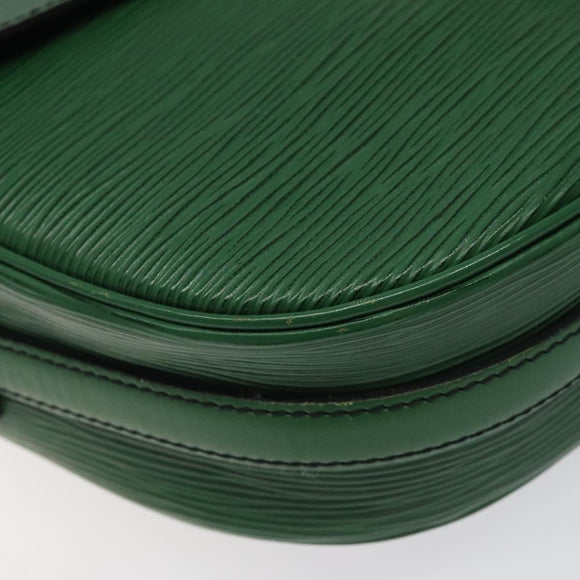 LOUIS VUITTON Epi Jeune Fille MM Shoulder Bag Green M52154 LV Auth 119058