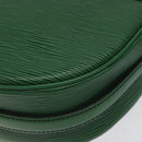 LOUIS VUITTON Epi Jeune Fille MM Shoulder Bag Green M52154 LV Auth 119058-17