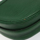 LOUIS VUITTON Epi Jeune Fille MM Shoulder Bag Green M52154 LV Auth 119058-18