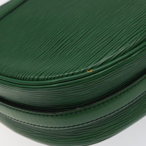 LOUIS VUITTON Epi Jeune Fille MM Shoulder Bag Green M52154 LV Auth 119058