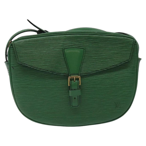 LOUIS VUITTON Epi Jeune Fille MM Shoulder Bag Green M52154 LV Auth 119058