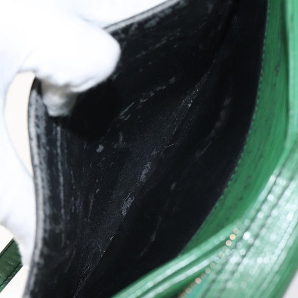 LOUIS VUITTON Epi Jeune Fille MM Shoulder Bag Green M52154 LV Auth 119058