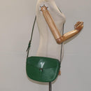 LOUIS VUITTON Epi Jeune Fille MM Shoulder Bag Green M52154 LV Auth 119058-25