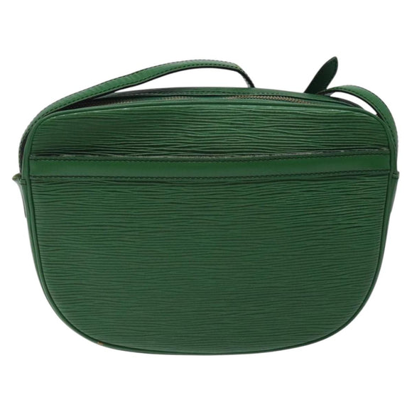 LOUIS VUITTON Epi Jeune Fille MM Shoulder Bag Green M52154 LV Auth 119058