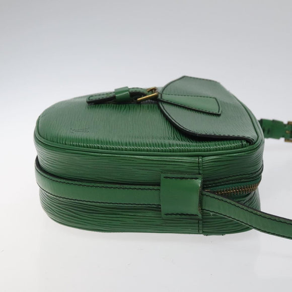 LOUIS VUITTON Epi Jeune Fille MM Shoulder Bag Green M52154 LV Auth 119058