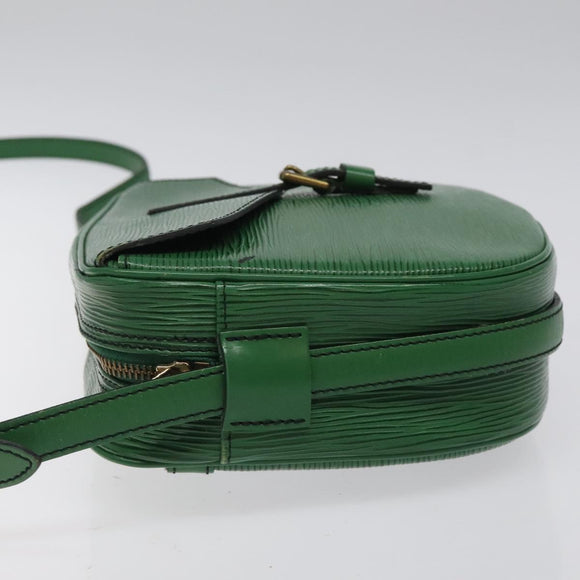 LOUIS VUITTON Epi Jeune Fille MM Shoulder Bag Green M52154 LV Auth 119058