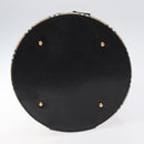 Burberrys Nova Check Vanity Pouch Canvas Beige Gold Auth 119070-5