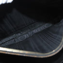 CELINE Macadam Canvas Shoulder Bag PVC Leather Black Gold Auth 119071-29