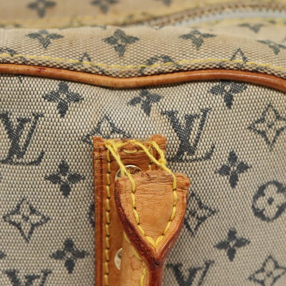 LOUIS VUITTON Monogram Mini Marie Hand Bag Blue M92003 LV Auth 119079