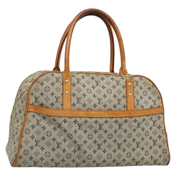 LOUIS VUITTON Monogram Mini Marie Hand Bag Blue M92003 LV Auth 119079