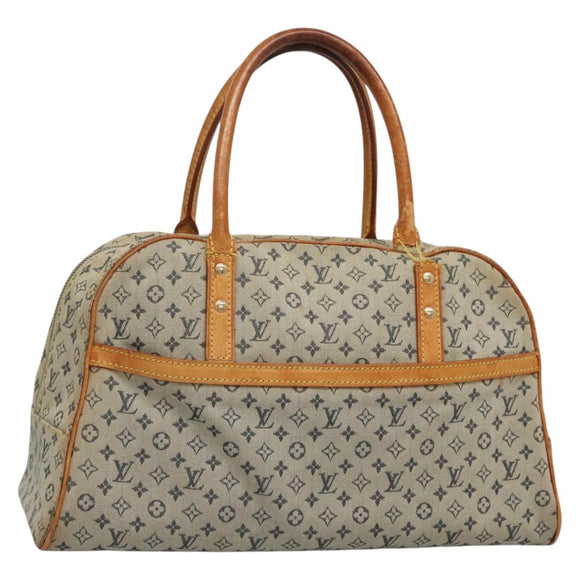 LOUIS VUITTON Monogram Mini Marie Hand Bag Blue M92003 LV Auth 119079