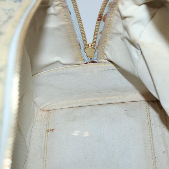 LOUIS VUITTON Monogram Mini Marie Hand Bag Blue M92003 LV Auth 119079