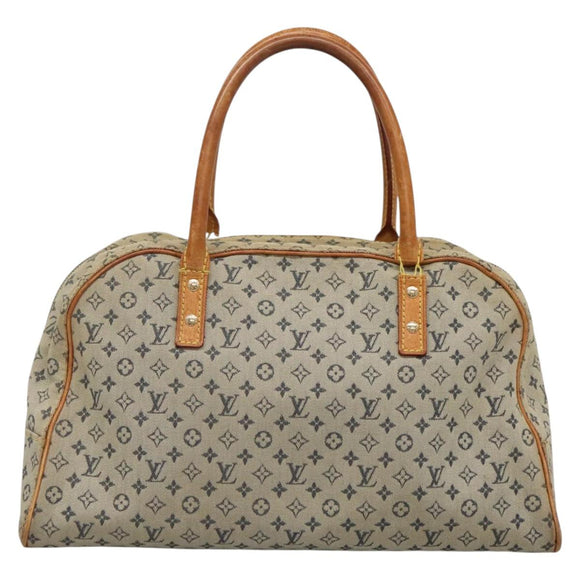 LOUIS VUITTON Monogram Mini Marie Hand Bag Blue M92003 LV Auth 119079