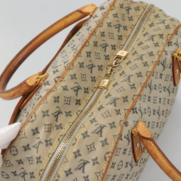 LOUIS VUITTON Monogram Mini Marie Hand Bag Blue M92003 LV Auth 119079