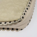 Christian Dior Trotter Canvas Shoulder Bag White Auth 119092-11