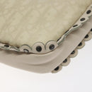 Christian Dior Trotter Canvas Shoulder Bag White Auth 119092-12