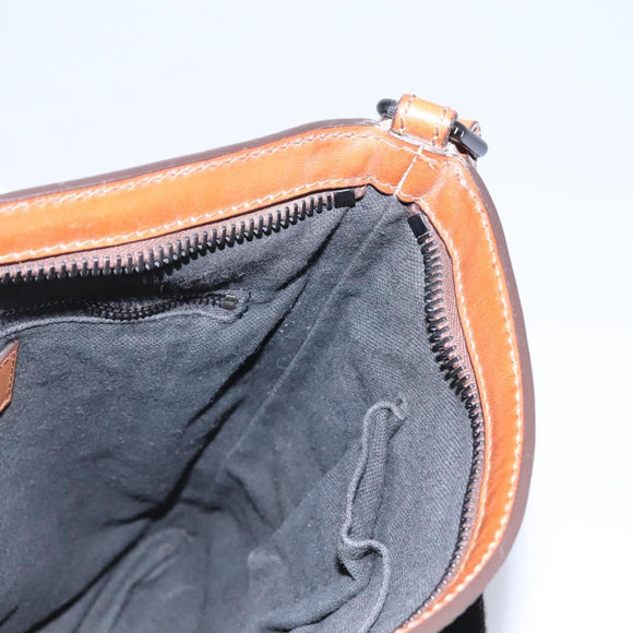 BURBERRY Nova Check Shoulder Bag PVC Beige Auth 119094