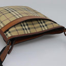 BURBERRY Nova Check Shoulder Bag PVC Beige Auth 119094-6
