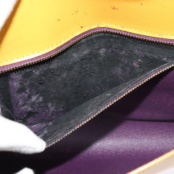 LOUIS VUITTON Epi Arsch Shoulder Bag Yellow M52579 LV Auth 119117