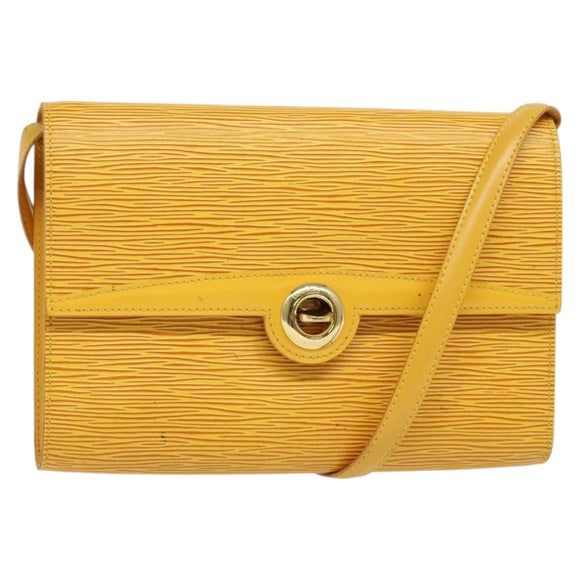 LOUIS VUITTON Epi Arsch Shoulder Bag Yellow M52579 LV Auth 119117
