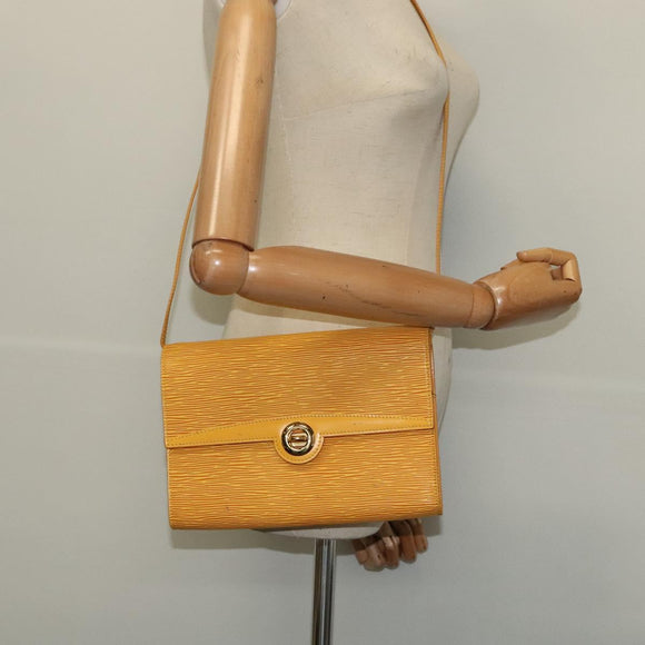 LOUIS VUITTON Epi Arsch Shoulder Bag Yellow M52579 LV Auth 119117