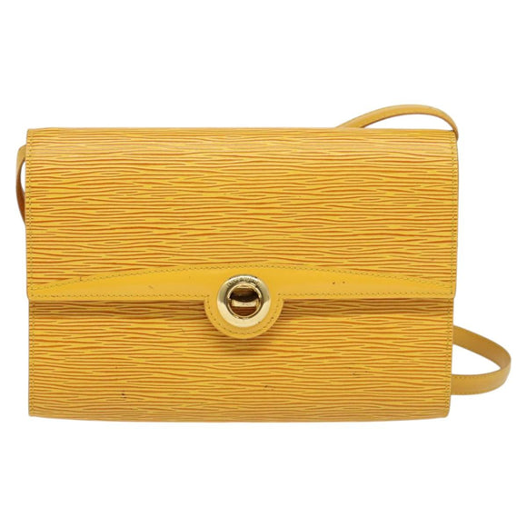 LOUIS VUITTON Epi Arsch Shoulder Bag Yellow M52579 LV Auth 119117