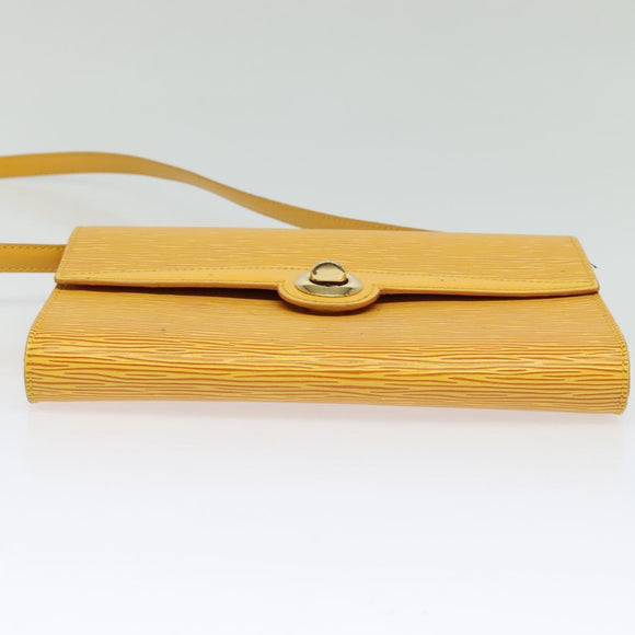 LOUIS VUITTON Epi Arsch Shoulder Bag Yellow M52579 LV Auth 119117
