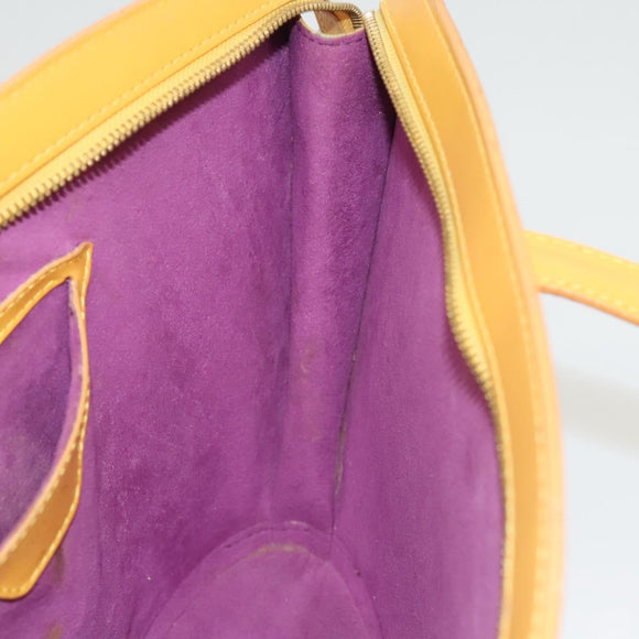 LOUIS VUITTON Epi Saint Jacques Hand Bag Yellow M52279 LV Auth 119121