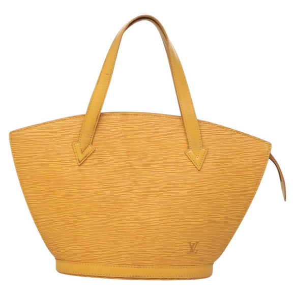 LOUIS VUITTON Epi Saint Jacques Hand Bag Yellow M52279 LV Auth 119121
