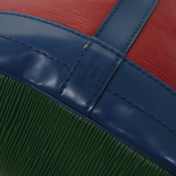 LOUIS VUITTON Epi Toriko Color Noe Bag Red Blue Green M44084 LV Auth 119123
