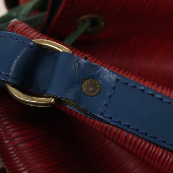 LOUIS VUITTON Epi Toriko Color Noe Bag Red Blue Green M44084 LV Auth 119123