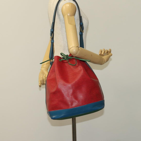 LOUIS VUITTON Epi Toriko Color Noe Bag Red Blue Green M44084 LV Auth 119123