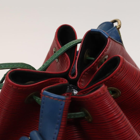 LOUIS VUITTON Epi Toriko Color Noe Bag Red Blue Green M44084 LV Auth 119123