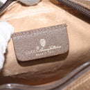 GUCCI GG Supreme Web Sherry Line Clutch Bag PVC Beige Gold 89 01 034 Auth 119132-10