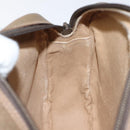 GUCCI GG Supreme Web Sherry Line Clutch Bag PVC Beige Gold 89 01 034 Auth 119132-18