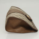 GUCCI GG Supreme Web Sherry Line Clutch Bag PVC Beige 89 01 032 Auth 119134-3