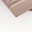 Miu Miu Matelasse Chain Shoulder Bag Leather Pink Auth 119144-16